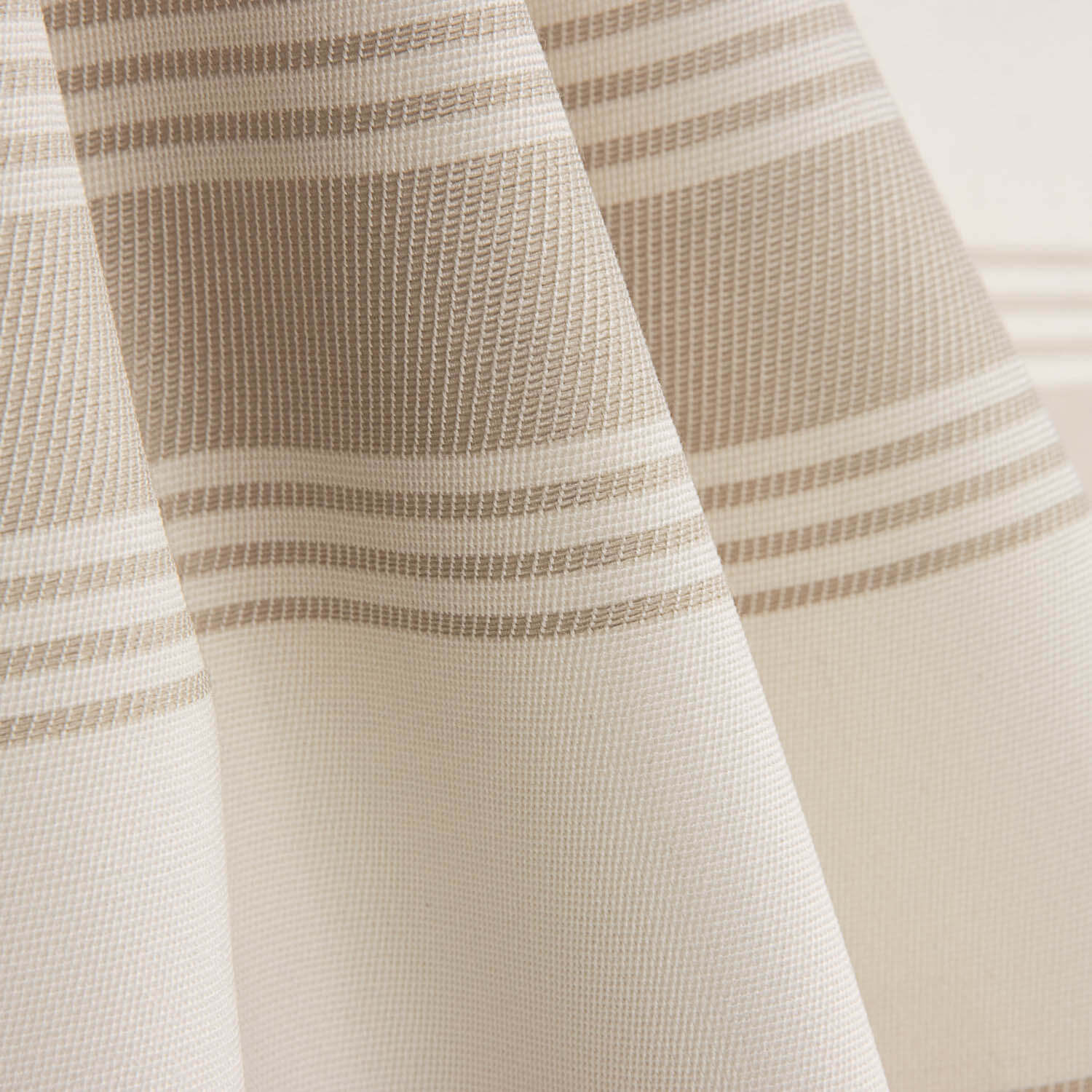 Toile à rayures beige pour extérieur, enduite de Téflon - Ribes y Casals