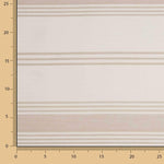 Toile à rayures beige pour extérieur, enduite de Téflon - Ribes y Casals
