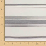Toile à rayures grise d'extérieur enduite de Téflon - Ribes y Casals
