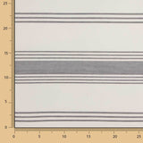 Toile à rayures grise d'extérieur enduite de Téflon - Ribes y Casals