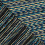 Brokat Lurex à rayures « Alpujarreña » bleu - Ribes y Casals