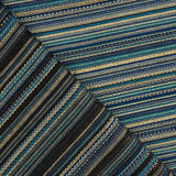 Brokat Lurex à rayures « Alpujarreña » bleu - Ribes y Casals