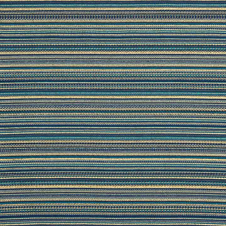 Brokat Lurex à rayures « Alpujarreña » bleu - Ribes y Casals