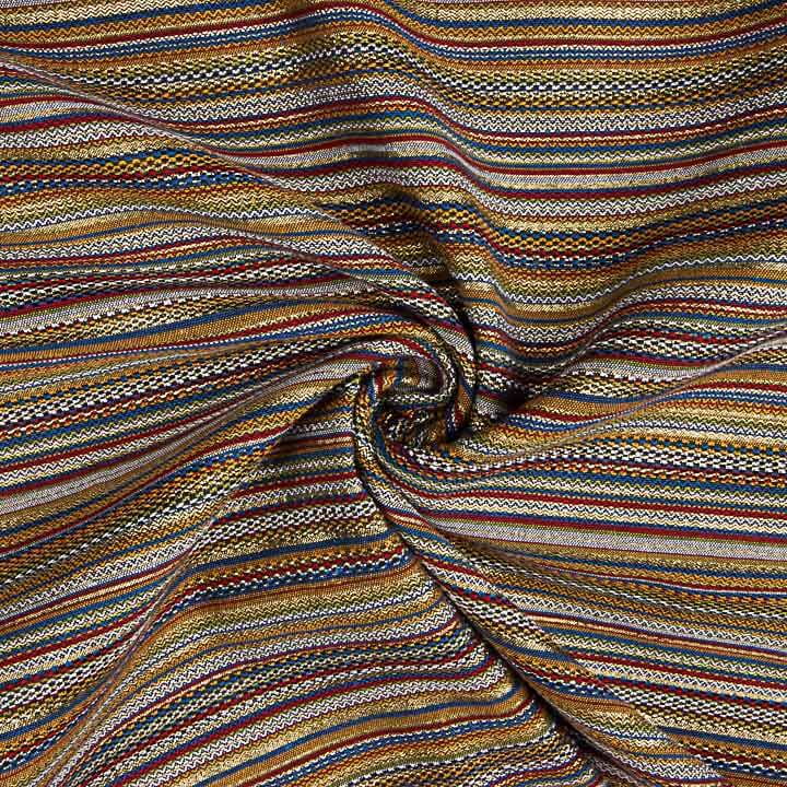 Brokat Lurex à rayures Alpujarreña multicolore - Ribes y Casals