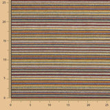 Brokat Lurex à rayures Alpujarreña multicolore - Ribes y Casals