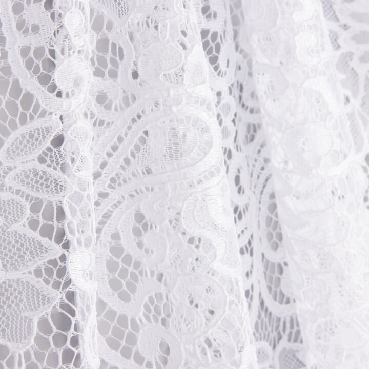 Dentelle brodée Bridal Garden Paisley blanche - Ribes y Casals