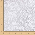 Dentelle brodée Bridal Garden Paisley blanche - Ribes y Casals