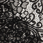 Dentelle brodée Bridal Garden Paisley noire - Ribes y Casals