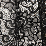 Dentelle brodée Bridal Garden Paisley noire - Ribes y Casals