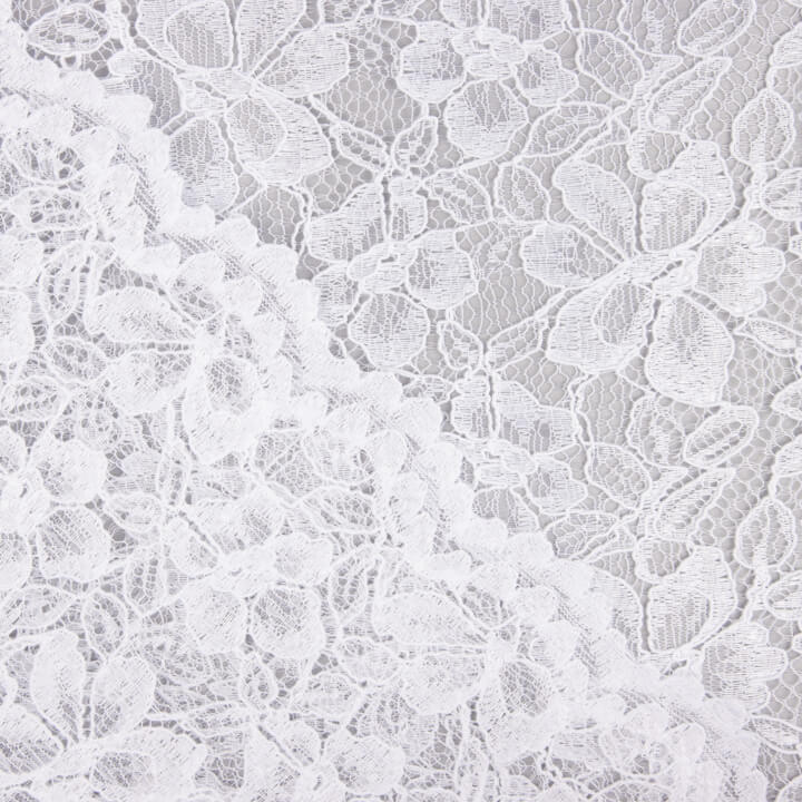 Dentelle brodée Bridal Garden blanche - Ribes y Casals