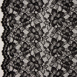 Dentelle brodée Bridal Garden noire - Ribes y Casals