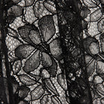 Dentelle brodée Bridal Garden noire - Ribes y Casals