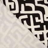 Sweat-shirt en molleton imprimé abstrait noir - Ribes y Casals