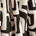 Sweat-shirt en molleton imprimé abstrait noir - Ribes y Casals