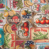 Toile de coton imprimée « Mercado Vintage » - Ribes y Casals