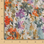 Satin de tissu de viscose imprimé numérique « Wildflower » - Ribes y Casals