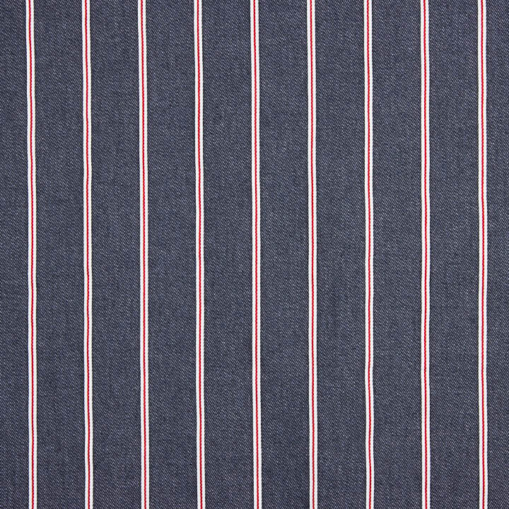 Denim avec rayures Heritage marin, rouge et blanc - Ribes y Casals