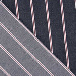 Denim avec rayures Heritage marin, rouge et blanc - Ribes y Casals
