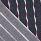 Denim avec rayures Heritage marin, rouge et blanc - Ribes y Casals