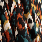 Tissu de viscose satiné imprimé animal print tuile - Ribes y Casals
