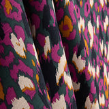 Crêpe de viscose à imprimé animal abstrait violet - Ribes y Casals
