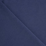 Jersey lisse en viscose bleu denim délavé à la pierre - Ribes y Casals