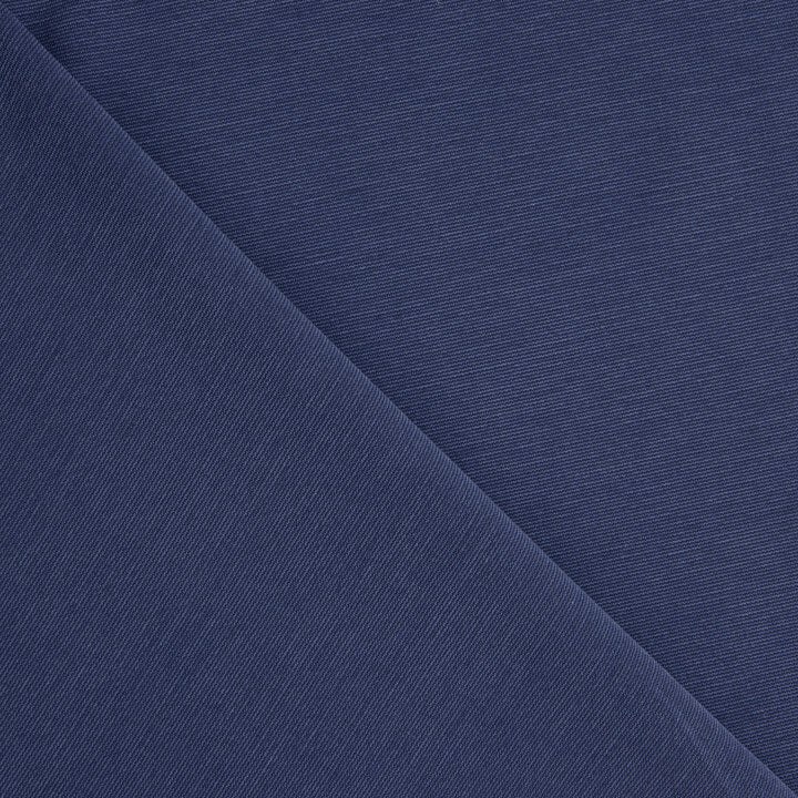 Jersey lisse en viscose bleu denim délavé à la pierre - Ribes y Casals