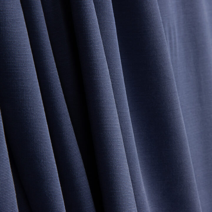 Jersey lisse en viscose bleu denim délavé à la pierre - Ribes y Casals