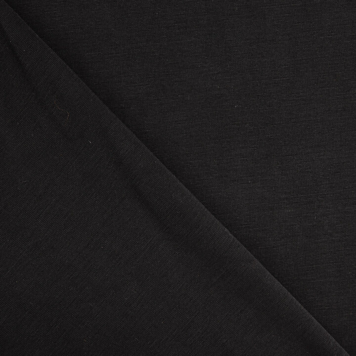 T-shirt uni en viscose noir délavé à la pierre - Ribes y Casals