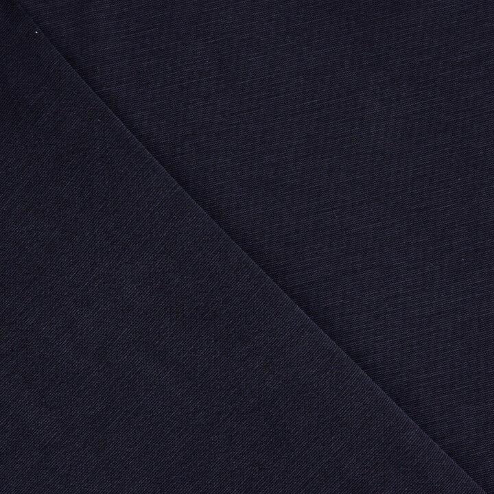 Tissu lisse en viscose bleu marine délavé à la pierre - Ribes y Casals