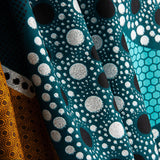 Cire Lúrex Ethnique Pétrole - Argent Turquoise - Ribes y Casals