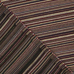 Brocart Lurex à rayures « Alpujarreña » rouge grenat et rose - Ribes y Casals