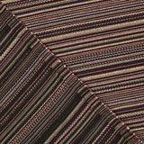 Brocart Lurex à rayures « Alpujarreña » rouge grenat et rose - Ribes y Casals
