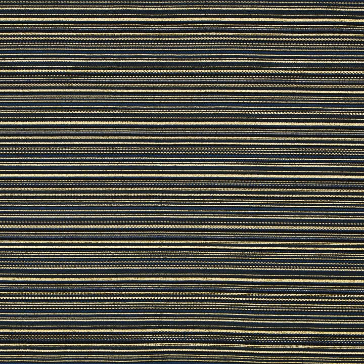 Brocart Lurex à rayures Alpujarreña bleu marin - Ribes y Casals