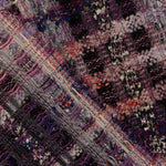 Tweed de laine mosaïque mauve avec Lurex doré - Ribes y Casals