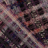Tweed de laine mosaïque mauve avec Lurex doré - Ribes y Casals