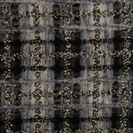 Tweed de laine mosaïque gris et noir avec Lurex doré - Ribes y Casals