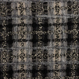 Tweed de laine mosaïque gris et noir avec Lurex doré - Ribes y Casals