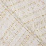 Tweed de laine Lumière Ivory avec Lurex doré - Ribes y Casals
