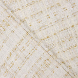 Tweed de laine Lumière Ivory avec Lurex doré - Ribes y Casals