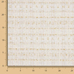 Tweed de laine Lumière Ivory avec Lurex doré - Ribes y Casals