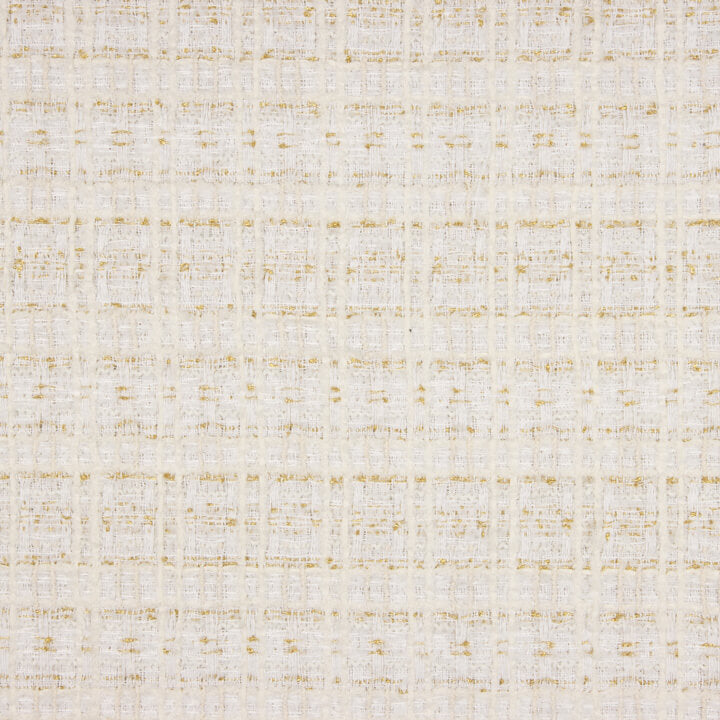 Tweed de laine Lumière Ivory avec Lurex doré - Ribes y Casals