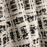 Tweed de laine Lumière Ébène avec Lurex doré - Ribes y Casals
