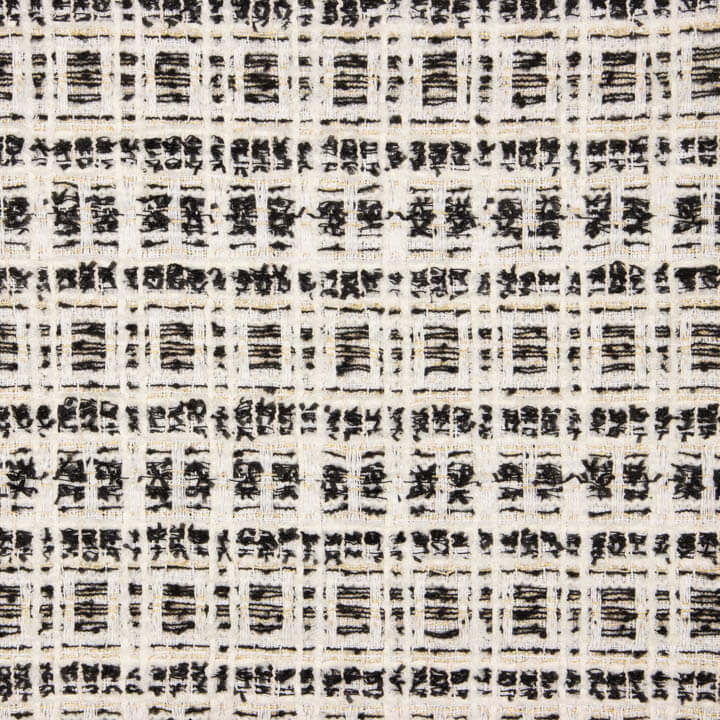 Tweed de laine Lumière Ébène avec Lurex doré - Ribes y Casals