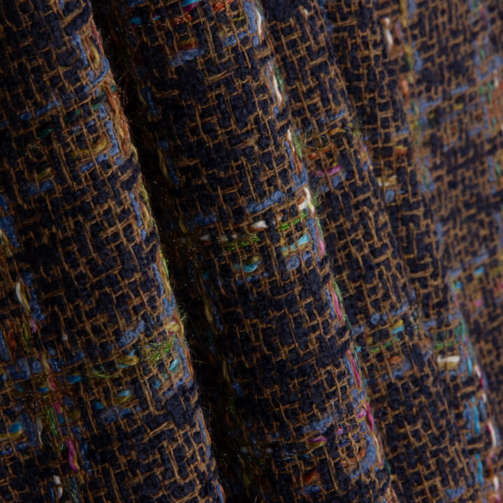 Tweed de laine Siena bleu marine - Ribes y Casals