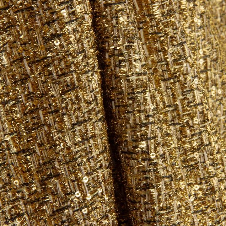 Tweed fantaisie doré avec Lurex - Ribes y Casals