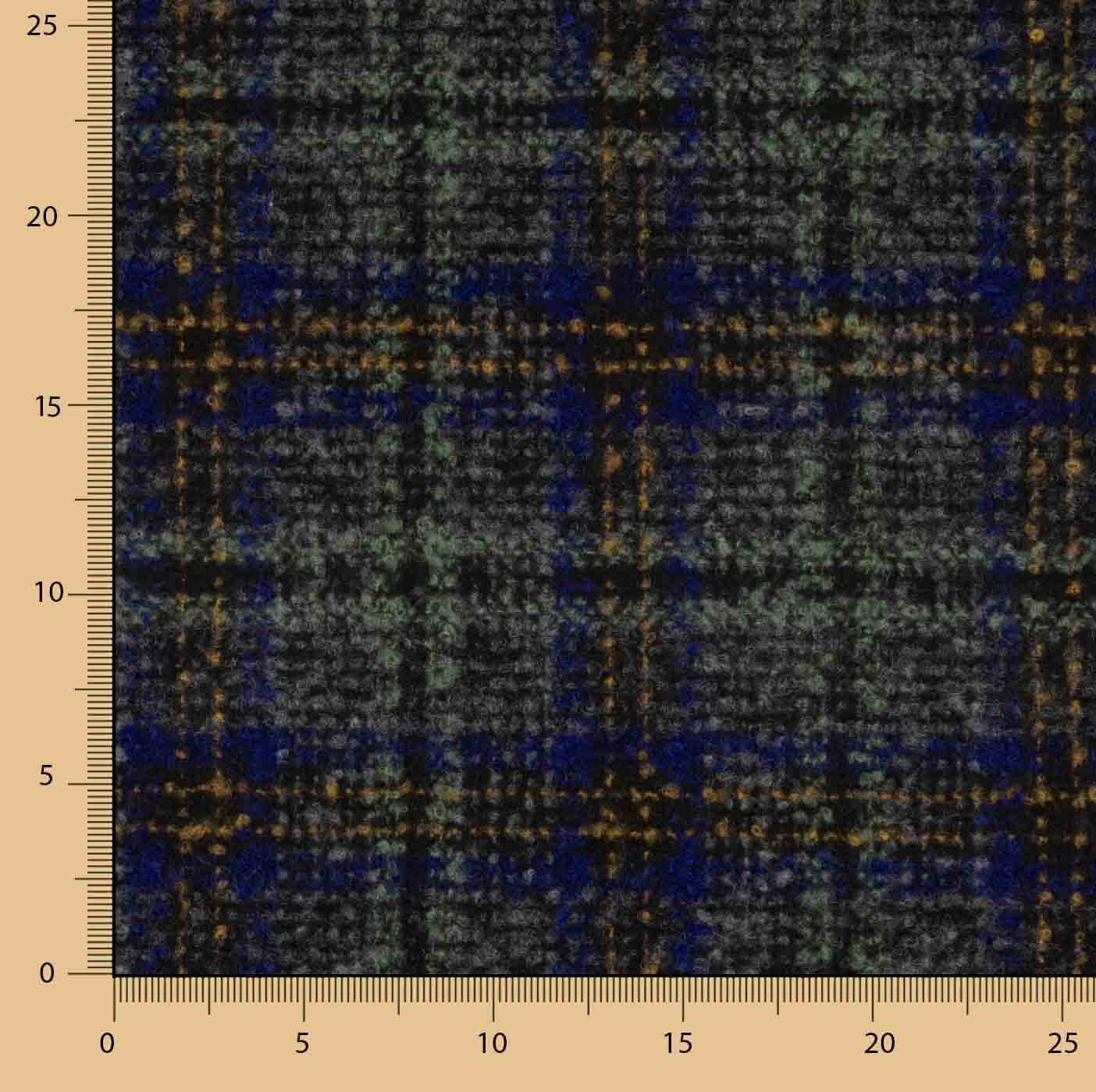 Tweed de laine Highland à carreaux - Ribes y Casals