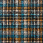 Tweed de laine Inverness turquoise double face - Ribes y Casals