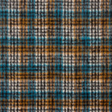 Tweed de laine Inverness turquoise double face - Ribes y Casals