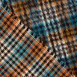 Tweed de laine Inverness turquoise double face - Ribes y Casals